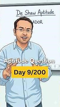 Placement Aptitude Series Day 9/200 #aptitude #placement #coding #interviewquestions