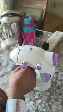 How to put thread in Mini Sewing Machine. #viralvideo #silaisikhe #viralreels #indianyoutuber