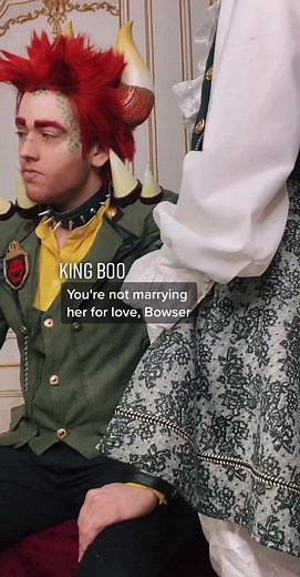 Act 1 - Bowser and Peach both go forward, despite their nervousness #mariolore #nintendo #mario #bowser #princesspeach