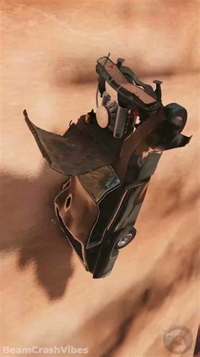 Ford Mustang CRASHES into Explosive Bridge! #BeamCrashVibes