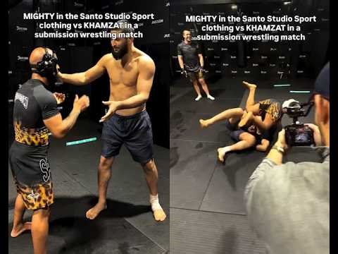 Mighty Mouse Tests Khamzat, Squirms...