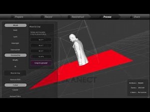 Tutorial - Skanect 1.1 - Plane Cut