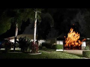 1-Story Single-Family Residential Fire Simulaton