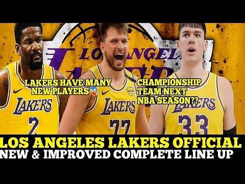 “Los Angeles Lakers 2025-26 Official Lineup Reveal | Full New & Improved Roster”
