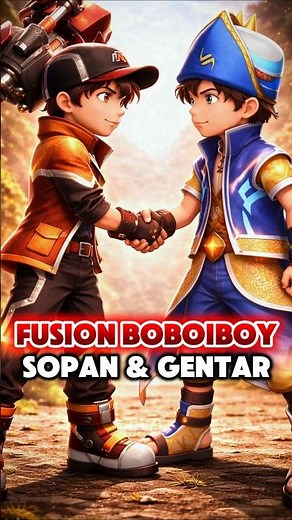 BOBOIBOY SOPAN AND GENTAR FUSION ‼️😱