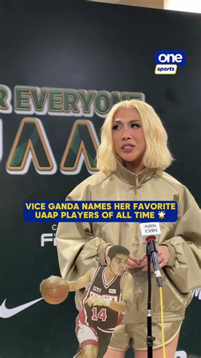 MEME’S ALL-TIME UAAP FAVES 👀🏀🏐 Vice Ganda names PBA legend Johnny Abarrientos and Rachel Anne Daquis, who continues to play for the ZUS Coffee Thunderbelles in the PVL, as her favorite UAAP players of all time, highlighting their remarkable contributions to their respective sports and leagues in the country. | via Luisa Morales/One Sports Watch the UAAP Season 89 Men’s Basketball Tournament, LIVE and for FREE on the One Sports YouTube channel! #UAAPSeason89 #ForEveryoneUAAP #PBASeason50 #PVL2