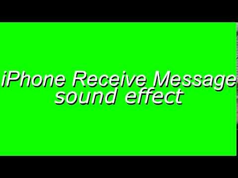 iPhone Receive Message Sound Effect | GG Green Screens