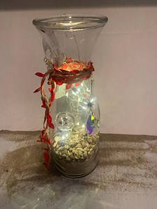 Vintage Bottle With Lights and Crystal - Etsy