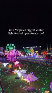 46K views · 14K reactions |  TOMORROW: West Virginia’s biggest winter light festival is back! 拾 Here’s everything y’all need to know…   Light the Night at GoMart Ballpark  Charleston, WV  Over 2.5 million lights ⛸️ Ice skating, ferris wheel, carnival games and more!  More info: @dirtybirdscwv & dblightthenight.com | West Virginia Tourism | Facebook