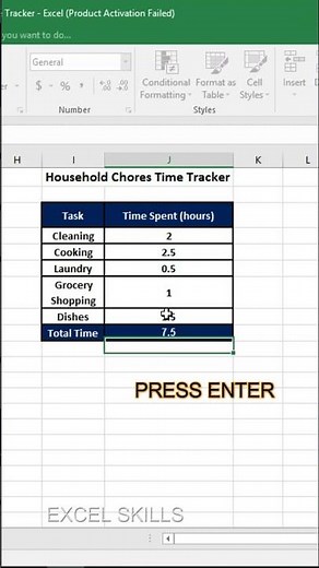 Household Task Time Tracker