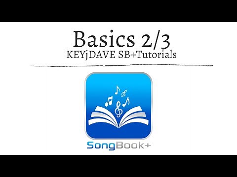 SongBook+ iOSApp Tutorial (Teil 2/3): Basics & Verwaltung; Playlisten & weitere Einstellungen