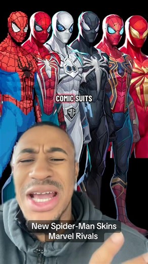 New Spider-Man Skins Marvel Rivals