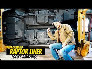 1971 Camaro gets 3M Seam Sealer and U-POL Raptor Liner!