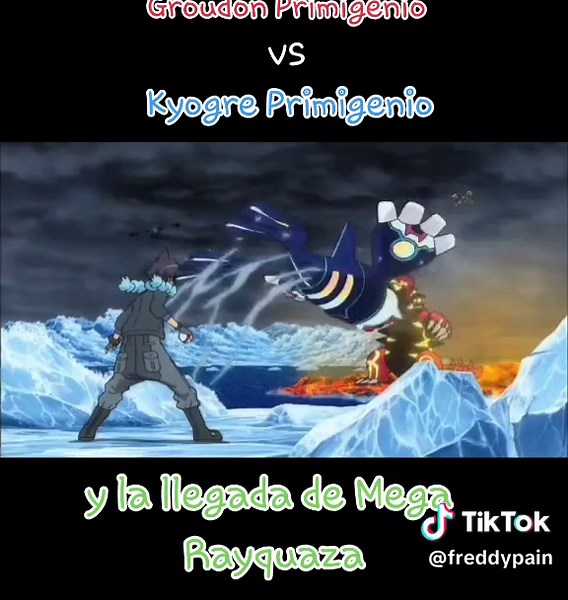 Batalla Épica: Groudon vs Kyogre y la llegada de Rayquaza