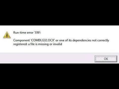 Perbaiki COMDLG32.OCX Hilang di Windows 10/11
