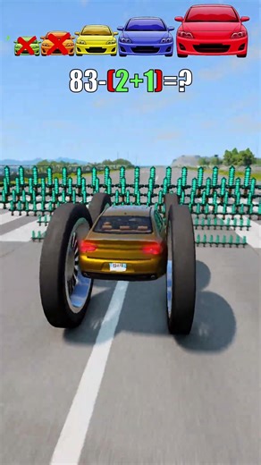 Big & Small Cars vs Big & Small Minecraft Swords