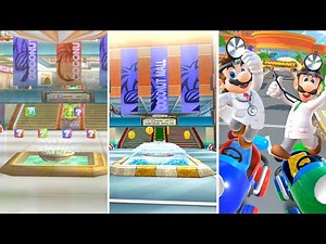 Evolution Of Coconut Mall Tracks in Mario Kart Games (2008 - 2022)