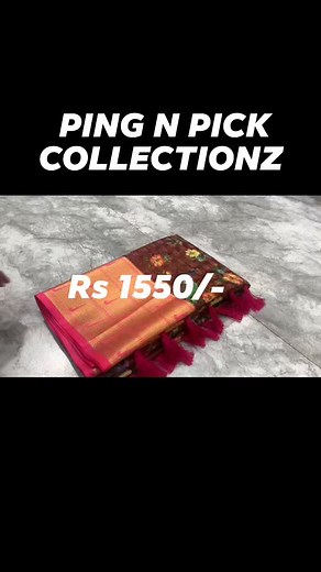 #Rs 1550/-, shipping free inside India #Benaras #brasso #kalamkari sarees @7842046173 | PING N PICK Collectionz | Facebook