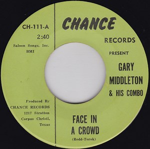 Gary Middleton & His Combo - Face In A Crowd