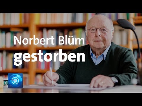 Norbert Blüm gestorben