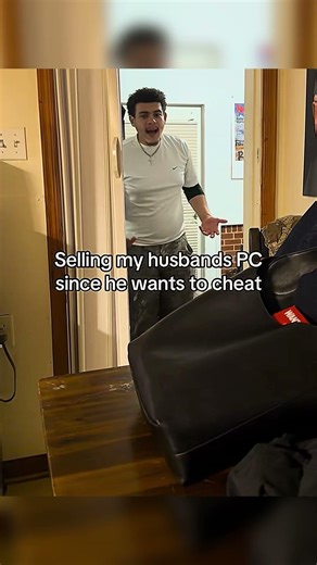 Sold her man computer because he cheated