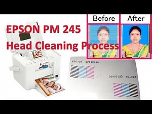 Epson PM 245 Head Cleaning Process Step By Step || Epson Printer Head Problem Repair.