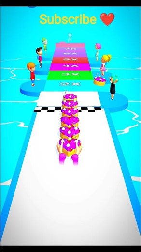 Perfect stack = perfect cake 🎂#games #cake