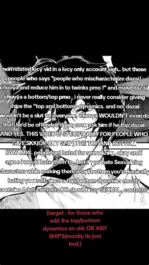 #dazai #chuuya || THIS DYNAMIC HAS TO STOP. || #bungoustraydogs #bsd #bottomzai