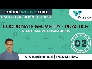 GRE Quant | Coordinate Geometry - Quantitative Comparison | GRE Practice Questions