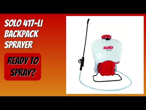 REVIEW (2026): SOLO 417-Li Backpack Sprayer. Features