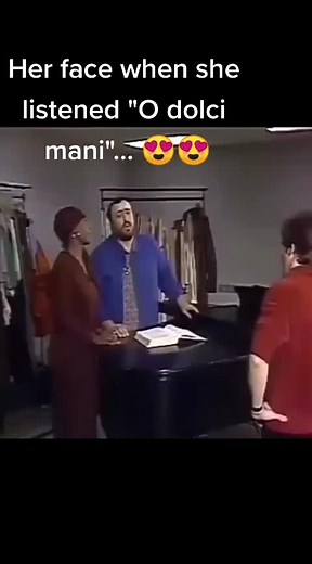 Pavarotti and Verret Rehearsing Tosca