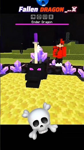 Minecraft Fallen Dragon Build End Portal ! 🤯 #shorts #minecraft