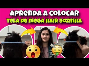 HOW TO PUT MEGA HAIR ON YOUR OWN AT HOME (complete lesson) #megahairadhesivetape #hair #hair