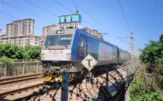 【铁路】郑局郑段HXD3C0959牵引K269（北京西-洛阳）快速通过龙泉大桥