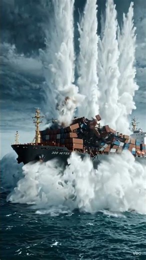 Underwater Blast DESTROYS Giant Cargo Ship 🌊💥