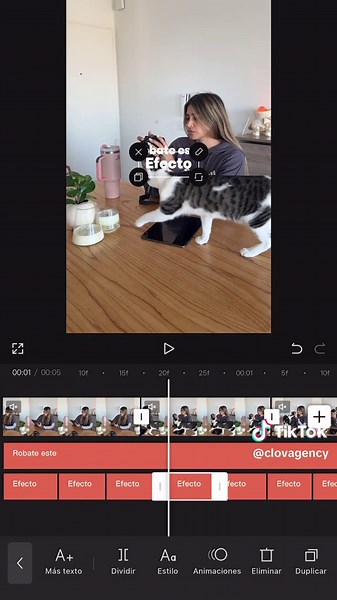 Tutorial de efectos en CapCut para videos divertidos