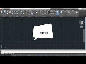 How to get full screen to work in AutoCAD