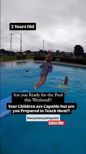 Your Child is Capable but are your Prepare 2 Teach them to Swim!! 👇Read👇