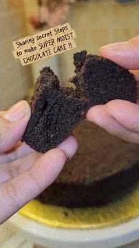 Super Moist Chocolate Cake #hamnashappyplace #chocolatecake #supermoistcake #noovencakes #baking