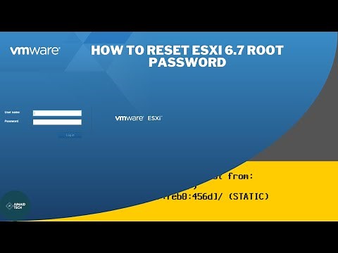 How to Reset Forgotten Root Password on Standalone ESXi Hosts NEW 2024 || Junaid Saleem Tech
