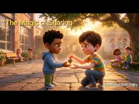The Magic of Sharing ❤️ | Heartwarming Kids Moral Story About Kindness | Sharing is Caring 🥺✨#kids