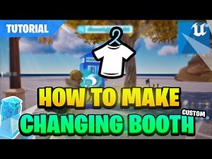 UEFN TUTORIAL | How To Make Custom Changing Booth 🧦