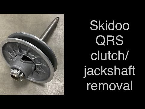 Skidoo QRS secondary clutch removal