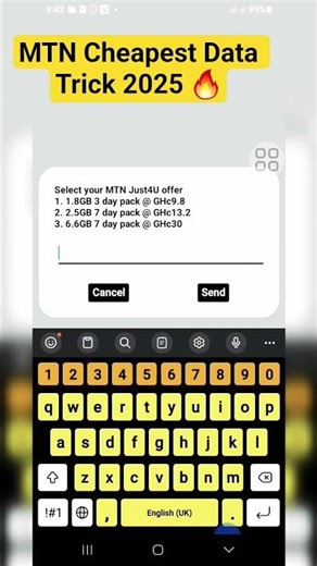 MTN Cheapest Data Trick 2025 🔥 | Buy Cheap Bundles with *550# + MoMo.#mtn #mtnghana #data #shorts
