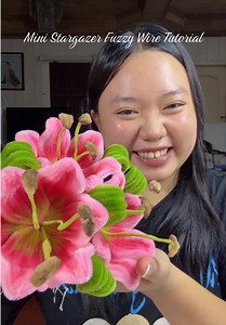 Replying to @QUEEN MINI STARGAZER FUZZY WIRE TUTORIAL ✨🌱🍀 #fuzzywire #fuzzywireflowers #fuzzywirebouquet #fuzzywiretutorial #crafter