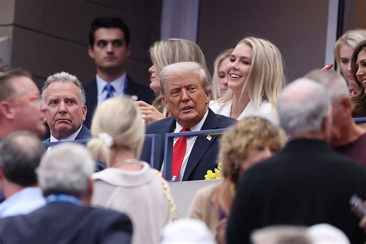 Estuve en las gradas con Trump en el US Open: esto fue lo que ocurrió en la final de tenis