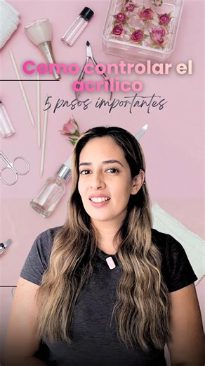 control de perlas de acrilico. por que lad uñad acrilicas se caen despegan.#perlauñasydiseño