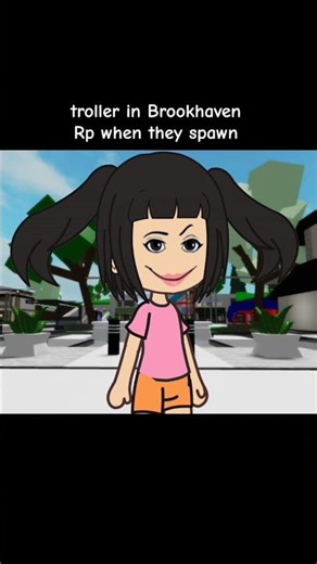 Trollers in Brookhaven Rp when they spawn #gacha #roblox #troll #brookhaven