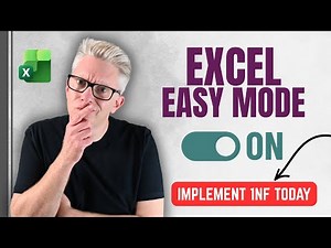 Put Excel into easy mode by implementing First Normal Form.