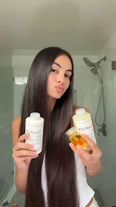 9.5K views · 47 reactions | ⚡️Spoiler alert ⚡️ You don’t need a 10-step hair routine for strong, shiny, healthy hair! @nicoleisgod shows you her quick @olaplex routine that will give you results you’ll want to show off, too. What’s in your quick #OLAPLEXroutine? #olaplex #olaplexhair #olaplexhaircare | Olaplex | Facebook